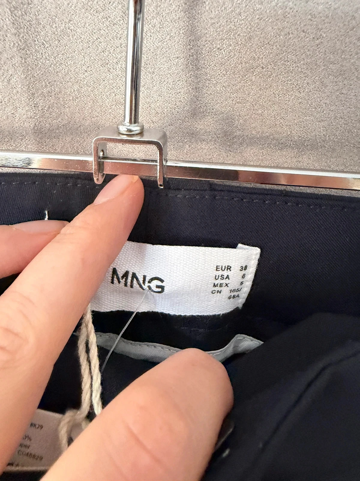 Pantalón marino mango nuevo talla 38 – photo 3